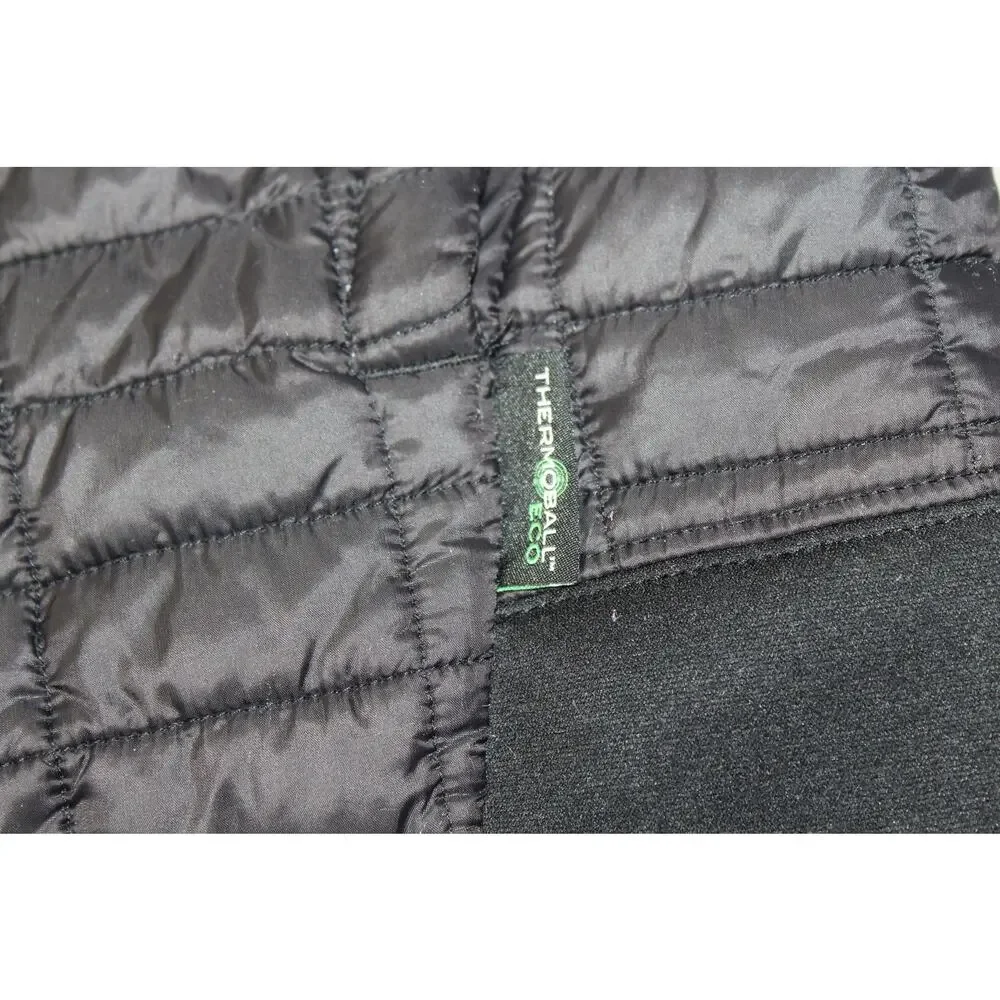 The North Face Thermoball Full Zip Ultralight Puffer Vest Black Men's Medium M